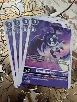 Digimon Card Game Playset DemiDevimon EX10-040 C Sinister Order - Image 1