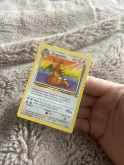 Pokemon Card Dragonite 19/62 Fossil Rare WOTC Very Good Condition - Image 1
