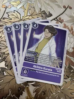 Digimon Card Game Playset Akihiro Kurata EX10-066 U Sinister Order - Image 1