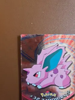 Nidoran M #32 Topps TV Animation Edition Blue Label Pokemon Card (MP) - Image 3