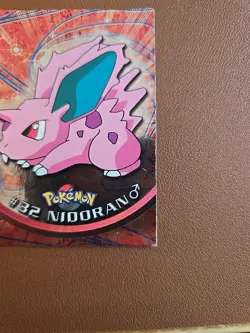 Nidoran M #32 Topps TV Animation Edition Blue Label Pokemon Card (MP) - Image 5