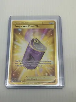 Pokemon Card 080/073 Suspicious Food Tin Champions Path Gold Secret Rare NM - Image 1