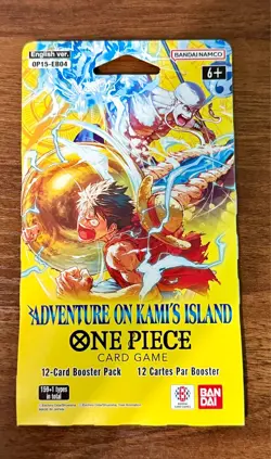(HEAVY) 37.62g One Piece OP15 Adventure On Kami's Island Sleeved Booster Pack - Image 3