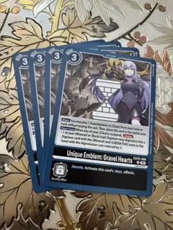 Digimon Card Game Playset Unique Emblem: Gravel Hearts EX10-069 U Sinister Order - Image 1