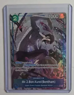 Mr.2.Bon.Kurei Alt Art OP16-055 One Piece Tcg The Time of Battle ENGLISH NM Foil - Image 1