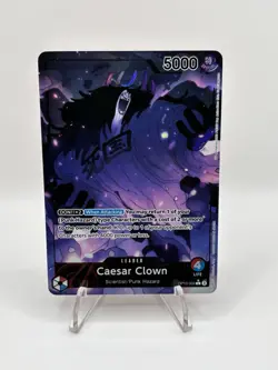 One Piece CCG Caesar Clown OP10-002 Alt Art Leader - English - NM+ - Image 1