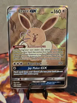 Eevee GX SM233 Holo Full Art Sun & Moon Promo Pokemon Card NM - Image 1