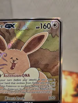 Eevee GX SM233 Holo Full Art Sun & Moon Promo Pokemon Card NM - Image 2
