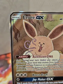 Eevee GX SM233 Holo Full Art Sun & Moon Promo Pokemon Card NM - Image 3