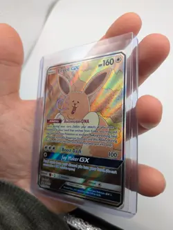 Eevee GX SM233 Holo Full Art Sun & Moon Promo Pokemon Card NM - Image 3