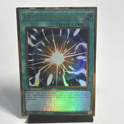 Yugioh Super Polymerization RA03-EN053 1st Ed Prismatic Collector's Rare NM Card - Image 1