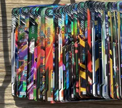 Bandai Dragon Ball Super Card Game Foil Lot of 98 Cards - Image 2