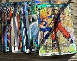 Bandai Dragon Ball Super Card Game Foil Lot of 98 Cards - Image 4