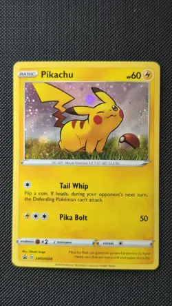 Pikachu Holo Promo SWSH: Sword & Shield Promo Cards SWSH039 NM - Image 1