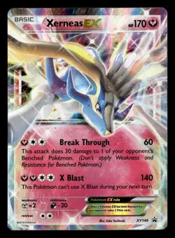 Xerneas EX XY149 Promo Shiny Holo XY Promo Pokemon Card - Image 2