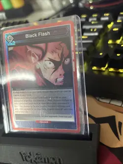 Jujutsu Kaisen Union Arena, Black flash holo rare card in english. NM JJK-3-069 - Image 5