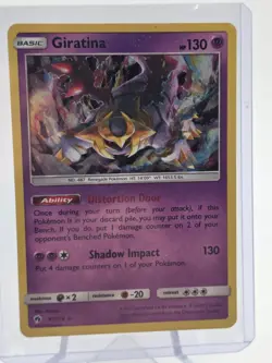 Pokemon Giratina Holo Rare Card 97/214 SM Lost Thunder - Image 1