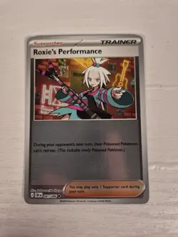 081/086 Roxie's Performance Reverse Holo Card - Chaos Rising - Pokemon TCG - Image 1