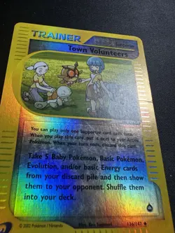 Pokemon Town Volunteers 136/147 Aquapolis Reverse Holo Vintage 2002 e-Card - MP - Image 3
