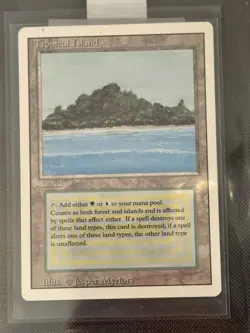 Tropical Island MTG Revised Magic: The Gathering - Image 1