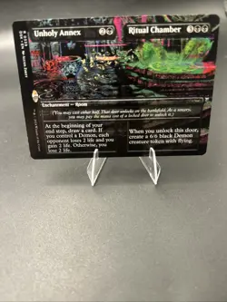 Unholy Annex Ritual Chamber (Borderless) Duskmourn: House of Horror Foil - Image 3