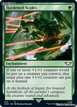 Hardened Scales EN [40K - 215] - LP TCG MTG - Image 1