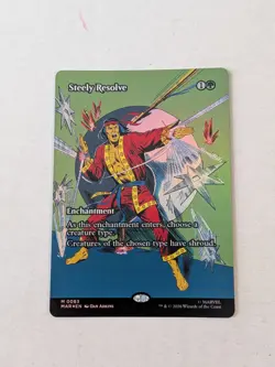 Steely Resolve (Borderless) Marvel Universe Eternal-Legal Foil - Image 1