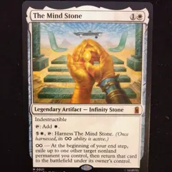 The Mind Stone regular Marvel Super Heroes MTG mythic rare NM - Image 1
