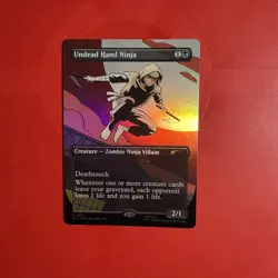 Undead Hand Ninja MTG Marvel Secret Lair Rare M/NM Creature - Image 1