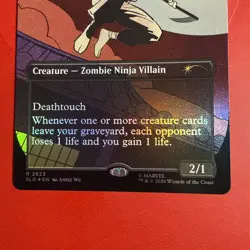 Undead Hand Ninja MTG Marvel Secret Lair Rare M/NM Creature - Image 5