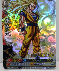 Son Goku Super Saiyan 3 Holo Dragon Ball Battle Carddass Card Collection - Image 4