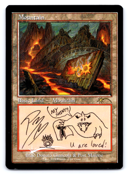 Mountain (Post Malone) FOIL - Secret Lair MTG - Image 1