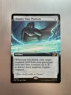 Doom’s Time Platform - 431 - MTG: Marvel Super Heroes - Extended Art - Rare - Image 1