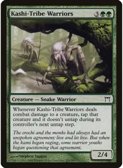 Kashi-Tribe Warriors (Foil) 221 MTG NM - Champions of Kamigawa - Image 1