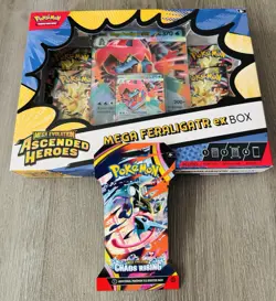 Pokemon TCG Mega Evolution Ascended Heroes Mega Feraligatr /Chaos Rising - Image 1
