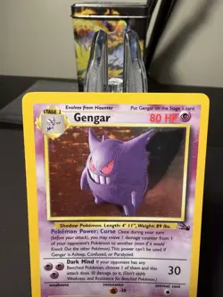 Pokemon TCG Gengar 5/62 Fossil Holo Rare English WOTC - Image 2