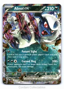 Absol EX 135/197 - Obsidian Flames - Pokemon Card - Near Mint - Image 1