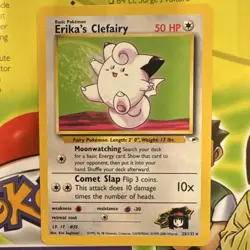 Wizards of the Coast Erika's Clefairy Gym Heroes Rare ENG 2000 025/132 50HP - Image 1
