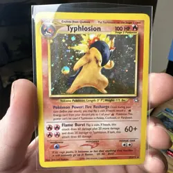 Swirl! Pokemon Typhlosion Neo Genesis Holo Rare 17/111 Unlimited - Image 4