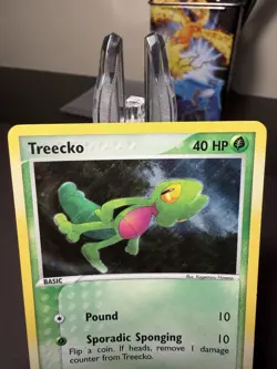 Pokemon TCG Treecko 016 Black Stars Promo Holo LP - Image 2