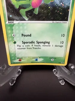 Pokemon TCG Treecko 016 Black Stars Promo Holo LP - Image 3