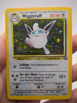 1999 Pokemon TCG Wigglytuff Jungle Set 16/64 WotC Holo Rare - Image 1