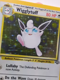 1999 Pokemon TCG Wigglytuff Jungle Set 16/64 WotC Holo Rare - Image 3