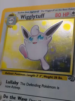 1999 Pokemon TCG Wigglytuff Jungle Set 16/64 WotC Holo Rare - Image 4