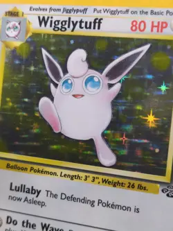 1999 Pokemon TCG Wigglytuff Jungle Set 16/64 WotC Holo Rare - Image 5