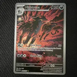 Pokemon Mightyena 243/217 ASC Rare Full Art Holo Stage 1 120HP English 2026 - Image 1