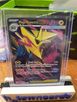 Mega Manectric ex 158/132 Ultra Rare Mega Evolution Pokemon Near Mint - Image 1