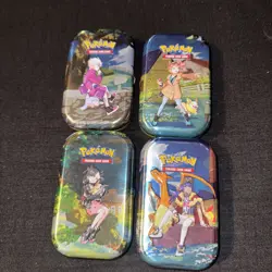 Pokemon TCG: Crown Zenith Mini Tins with Art Card Only - EMPTY - Lot of 4 - Image 1