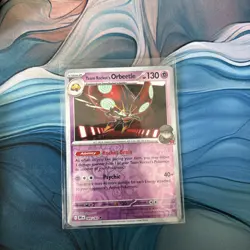 Team Rocket's Orbeetle 089/182 Uncommon Destined Rivals Pokemon Reverse Holo NM - Image 1