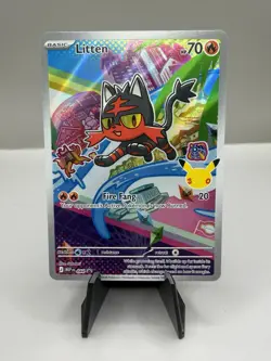 2026 POKEMON FIRST PARTNER ILLUSTRATION COLLECTION SERIES 1 #044 LITTEN - Image 1